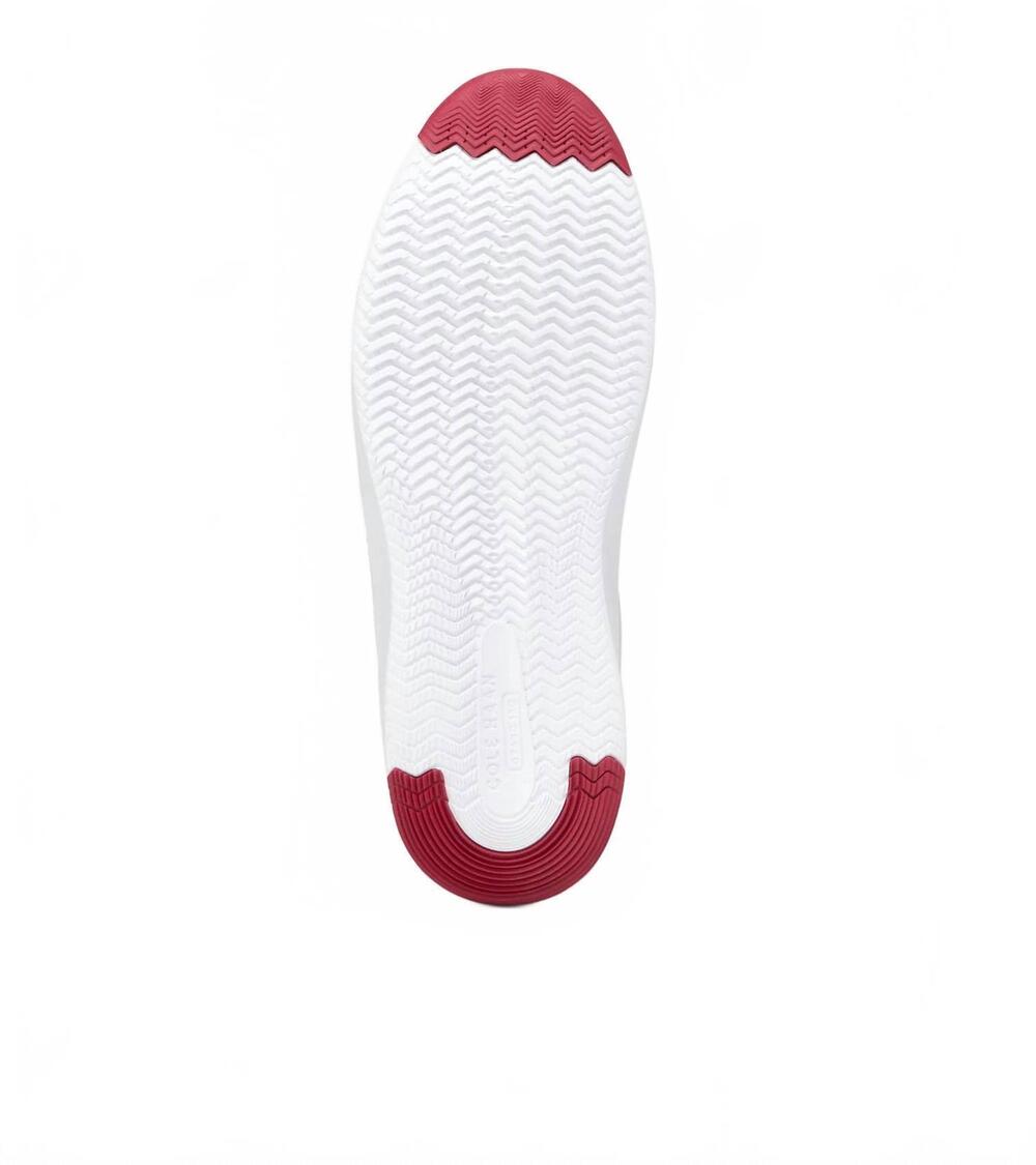 NEW COLE HAAN women's grandpro topspin sneakers in white/red - Picture 5 of 7